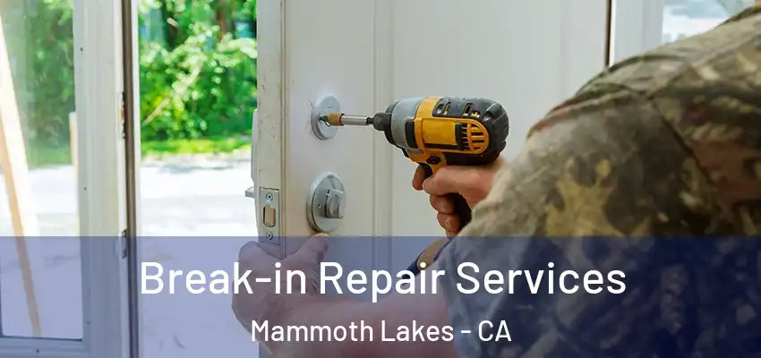  Break-in Repair Services Mammoth Lakes - CA