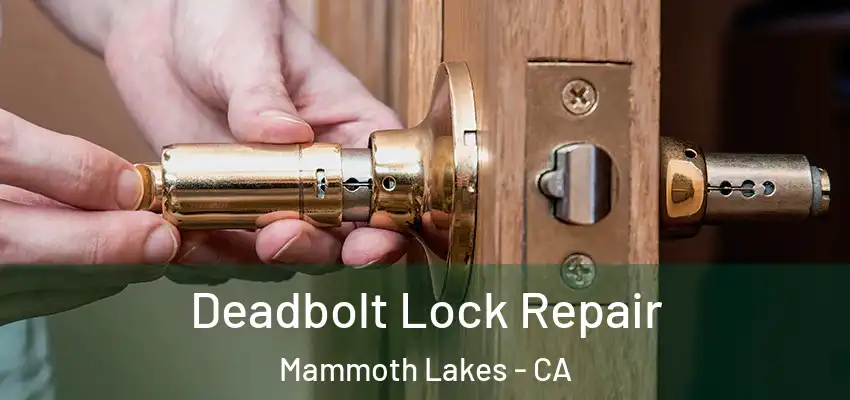  Deadbolt Lock Repair Mammoth Lakes - CA