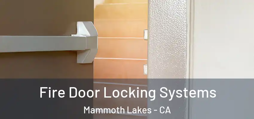  Fire Door Locking Systems Mammoth Lakes - CA