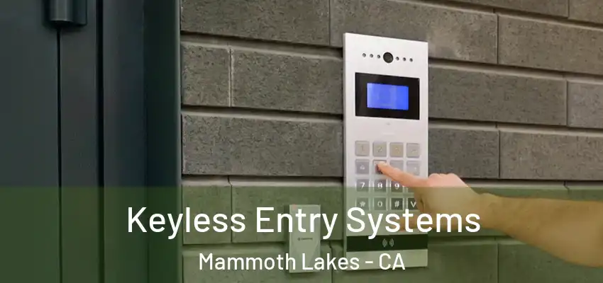 Keyless Entry Systems Mammoth Lakes - CA