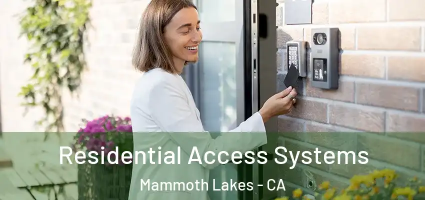  Residential Access Systems Mammoth Lakes - CA